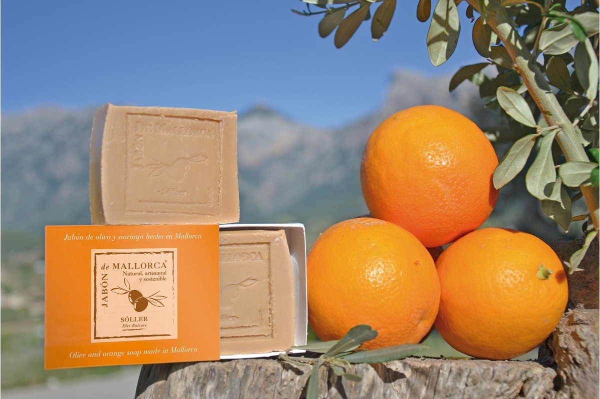 Olive Oil Natural Soap with Orange - Jabón de Mallorca