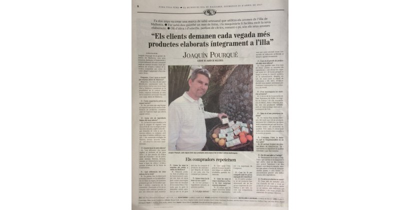 Dans El Mundo, journal des îles Baléares.